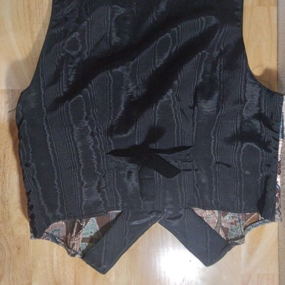 Vintage French Quarter New Orleans Pattern Vest - Picture 6 of 6